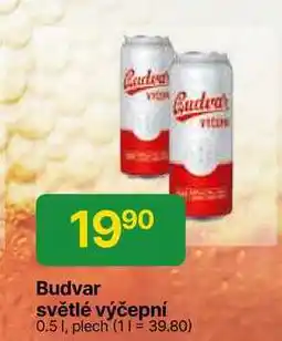 Hruška Budweiser Budvar B:Classic světlé výčepní pivo 0,5l 0.5l plechovka nabídka