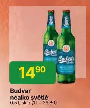 Hruška Budvar nealko světlé 0.5l nabídka