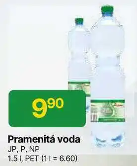 Hruška Hruška Pramenitá voda JP, P, NP 1.5L, PET nabídka