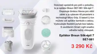 Datart Epilátor Braun Silk-épil 7 SE7-081 nabídka