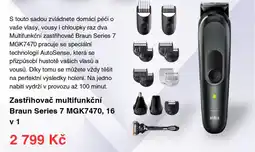 Datart Zastřihovač multifunkční Braun Series 7 MGK7470, 16 v 1 nabídka