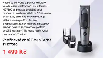 Datart Zastřihovač vlasů Braun Series 7 HC7390 nabídka