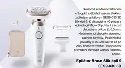 Datart Epilátor Braun Silk-épil 9 SES9-030 3D nabídka