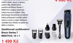 Datart Zastřihovač multifunkční Braun Series 7 MGK7410, 10 v 1 nabídka