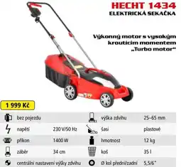 Hecht HECHT 1434 Elektrická sekačka nabídka