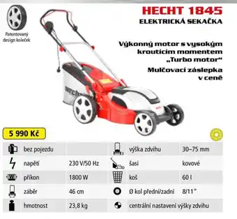 Hecht HECHT 1845 Elektrická sekačka nabídka