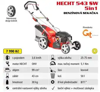 Hecht HECHT 543 SW 5in1 Benzínová sekačka nabídka