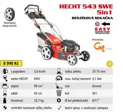 Hecht HECHT 543 SWE 5in 1 benzínová sekačka nabídka