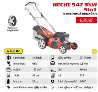 Hecht HECHT 547 SXW 5in1 benzínová sekačka nabídka