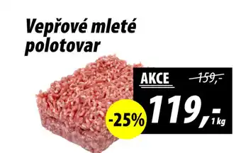 ZEMAN Vepřové mleté polotovar nabídka