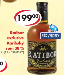 CBA Ratibor exclusive Karibský rum 38 % nabídka