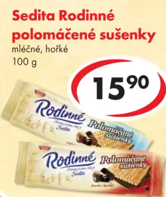 CBA Sedita Rodinné polomáčené sušenky nabídka