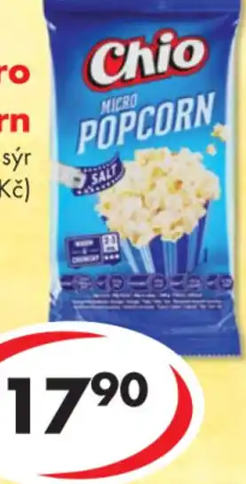 CBA Chio Micro popcorn nabídka