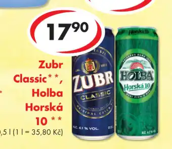 CBA Zubr Classic Holba Horská 10 nabídka