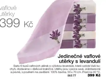 Decodoma Jedinečné vaflové utěrky s levandulí nabídka