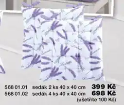 Decodoma 568 01.01 sedák 2 ks 40 x 40 cm nabídka