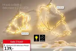 Velký Košík 7. Závěsné LED dekorace Motýli nabídka