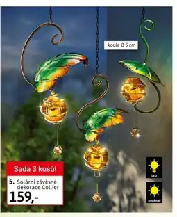 Velký Košík 5. Solární závěsné dekorace Collier nabídka