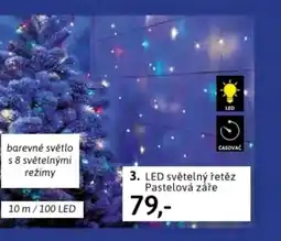 Velký Košík 3. LED světelný řetěz Pastelová záře nabídka