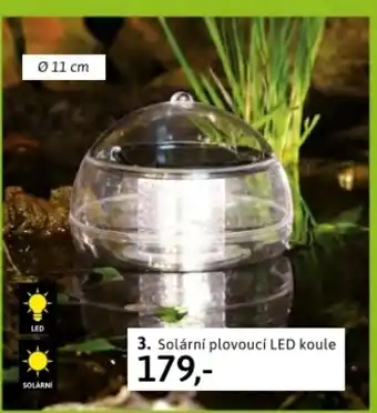 Velký Košík 3. Solární plovoucí LED koule nabídka