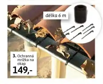 Velký Košík 3. Ochranná mrížka na okap nabídka