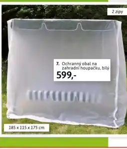 Velký Košík 7. Ochranný obal na zahradní houpačku, bílý nabídka