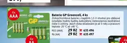 Velký Košík Baterie GP Greencell, 4 ks nabídka