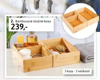 Velký Košík 2. Bambusové úložné boxy nabídka