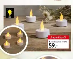 Velký Košík 4. LED čajová svíčka nabídka