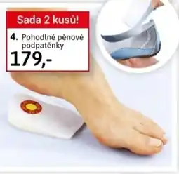 Velký Košík 4. Pohodlné pěnové podpatěnky nabídka