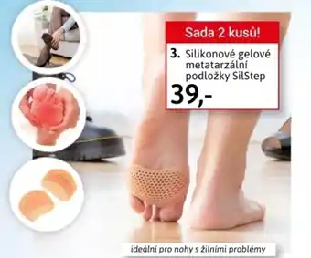 Velký Košík 3. Silikonové gelové metatarzální podložky SilStep nabídka