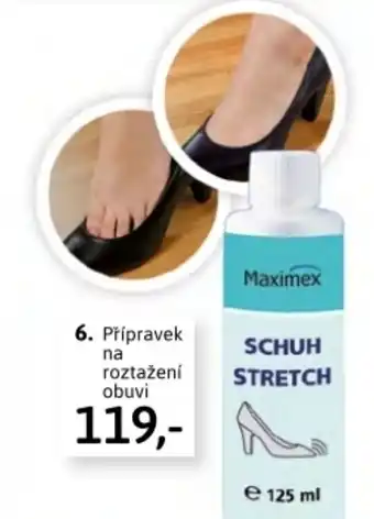 Velký Košík 6. Přípravek na roztažení obuvi nabídka