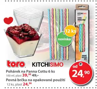 Kitos toro KITCHISIMO Pohárek na Panna Cottu 6 ks nabídka