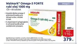 Benu WALMARK ® Omega-3 FORTE rybí olej 1000 mg nabídka