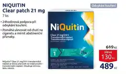 Benu NIQUITIN Clear patch 21 mg nabídka