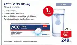 Benu ACC® Long 600 mg nabídka