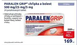 Benu PARALEN GRIPⓇ chřipka a bolest 500 mg/25 mg/5 mg nabídka