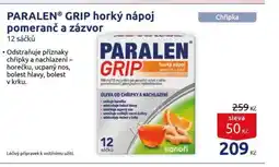 Benu PARALEN® GRIP horký nápoj pomeranč a zázvor nabídka