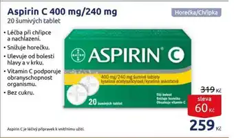 Benu ASPIRIN C 400 mg/240 mg nabídka