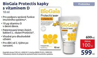 Benu BioGaia Protectis kapky s vitaminem D nabídka