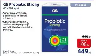 Benu GS Probiotic Strong nabídka