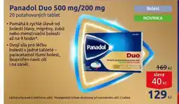 Benu Panadol Duo 500 mg/200 mg nabídka