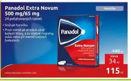 Benu Panadol Extra Novum 500 mg/65 mg nabídka