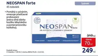 Benu NEOSPAN Forte nabídka