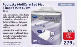 Benu Podložky MoliCare Bed Mat 8 kapek nabídka