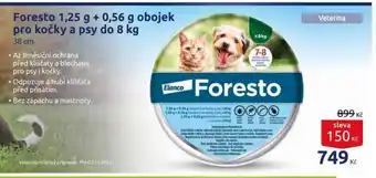 Benu Foresto 1,25 g + 0,56 g obojek pro kočky a psy do nabídka