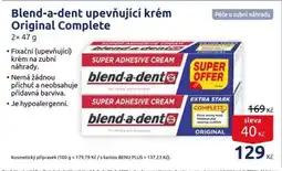 Benu Blend-a-dent upevňující krém Original Complete nabídka