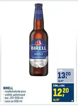 Makro Birell nealkoholické pivo nabídka