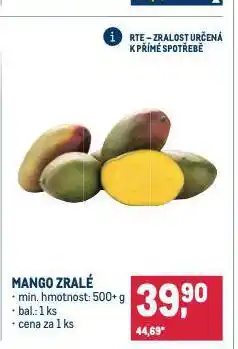 Makro Mango zralé nabídka