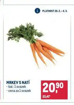 Makro Mrkev s natí nabídka